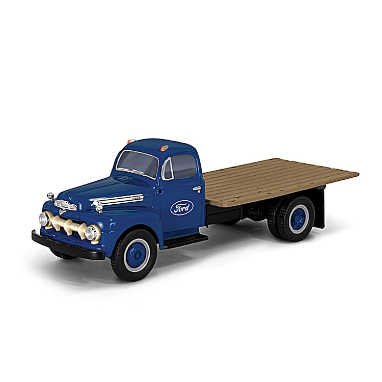 1951 Ford F6 1:18-Scale Sculpture Truck With Ford Badging And