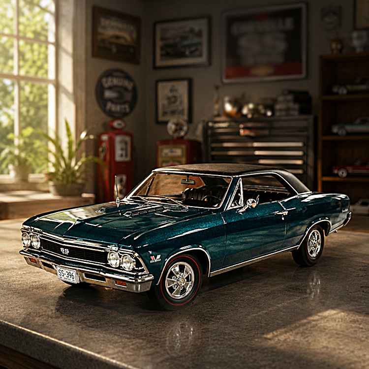 1966 Chevy Chevelle L78 SS 396 1:18-Scale Diecast Car With Tropic