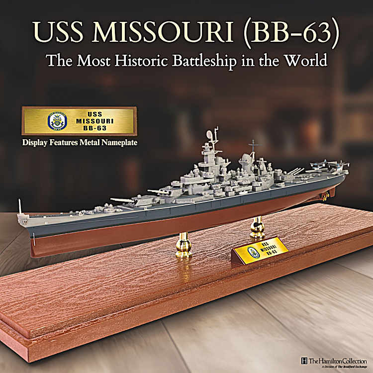 USS Missouri (BB-63) Diecast Ship