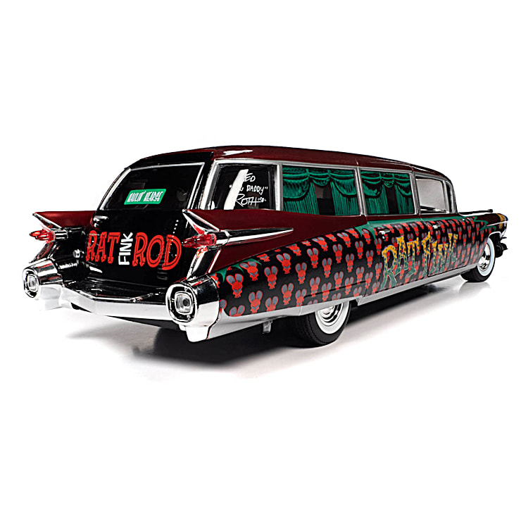 激安商品 Roth Daddy Big Ed 1959 1:18-Scale Hearse Eldorado Cadillac ミニカー