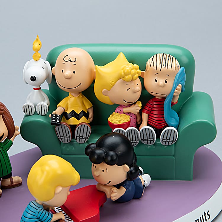 PEANUTS Hallmark 陶器製フィギュア 7体セット PEANUTS Hand-Painted 75th Anniversary Sculpture Featuring The