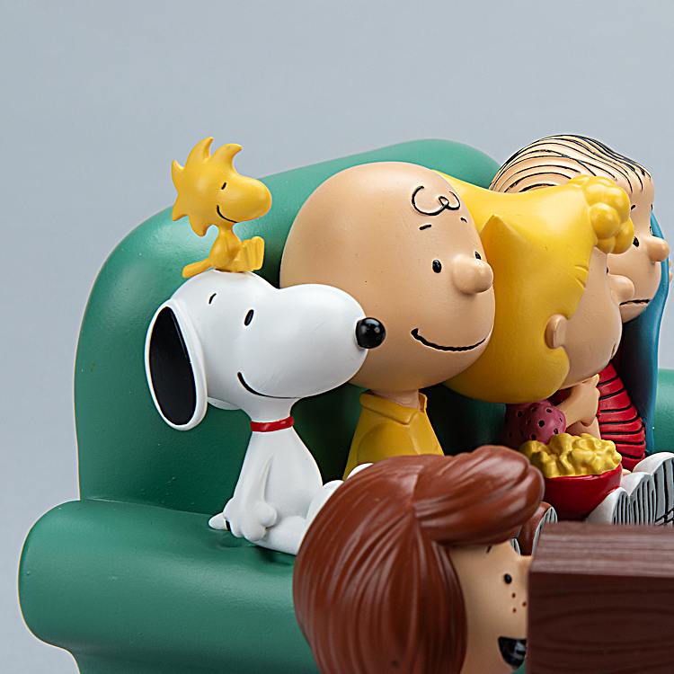 PEANUTS Hand-Painted 75th Anniversary Sculpture Featuring The