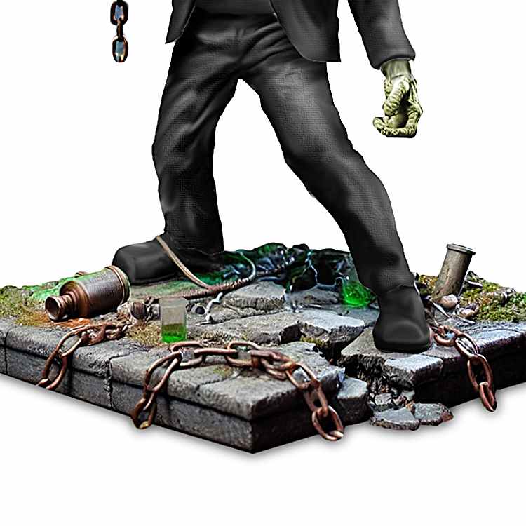 Universal Monsters Frankenstein Sculpture With Hand-Painted