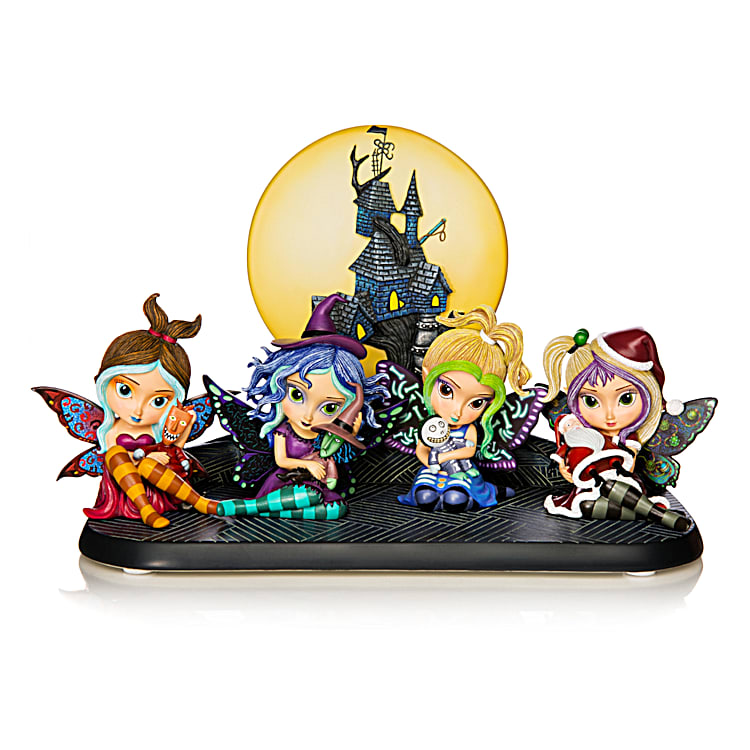 Nightmare before christmas figurine set 2025