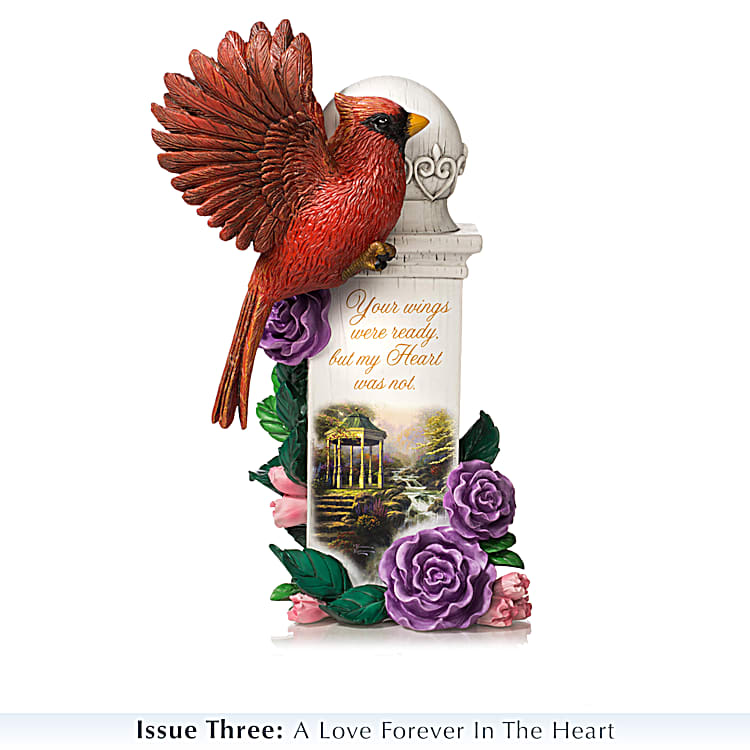 Our Love Is Eternal By Thomas Kinkade Sculpted Cardinal