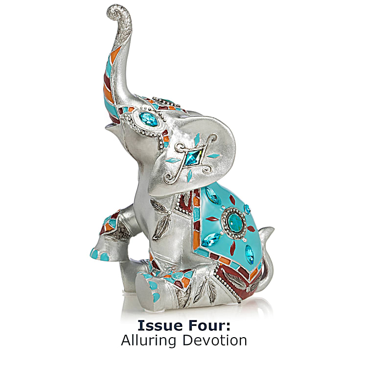 Elephants with jewels on store