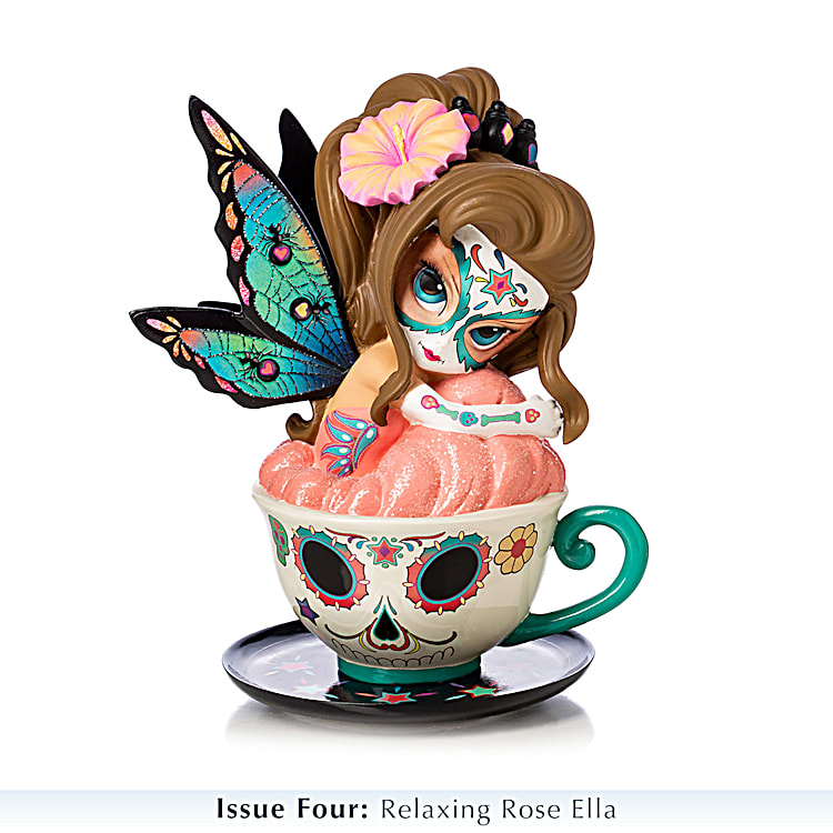 Jasmine Becket-Griffith Presents Tea With The Spirits Sugar Skull 