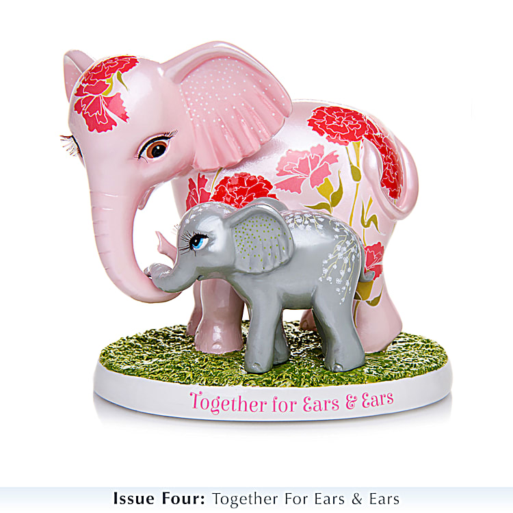 【メーカー直送】 Unforgettable Love Collection Figurine Elephant Hand-Painted ギター