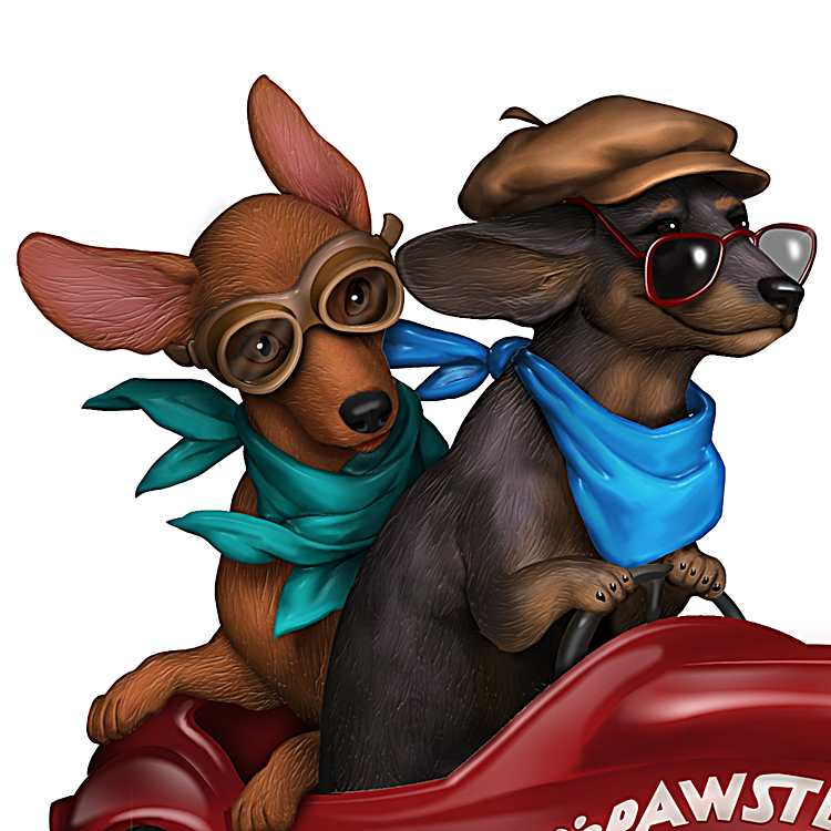 Fast And Furr-iest Hand-Painted Dog Figurine Collection By Fast And Furr-iest Hand-Painted Dog Figurine Collection By