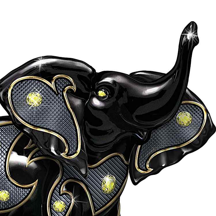 Artist Keith Mallett Empowering Crystal Elegance Ebony