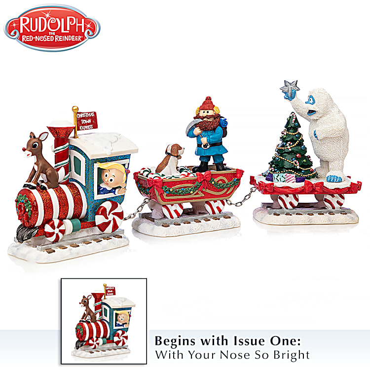 Rudolph christmas train set 2025