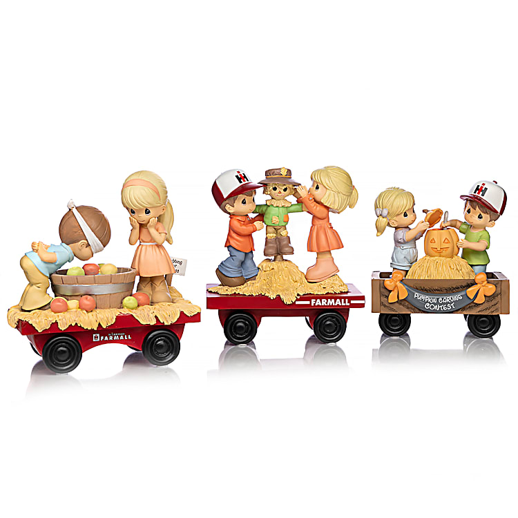 Precious Moments The Happy Hayride Hand-Painted Figurine