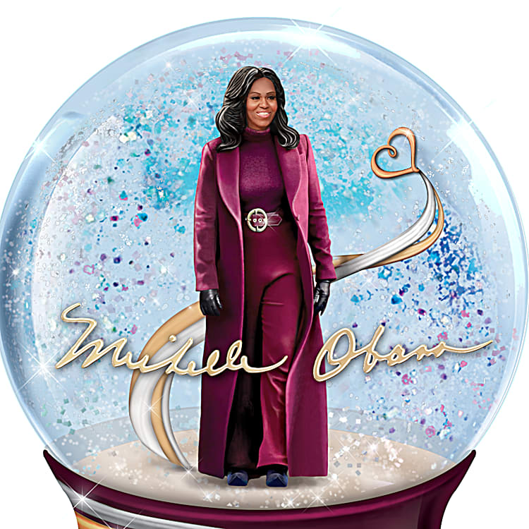 Michelle Obama True Inspirations Glitter Globe Collection