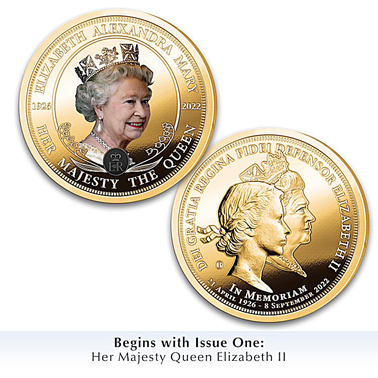 休日限定 II Elizabeth Queen The Memorial Coin Proof Gold-Plated 24K コレクション