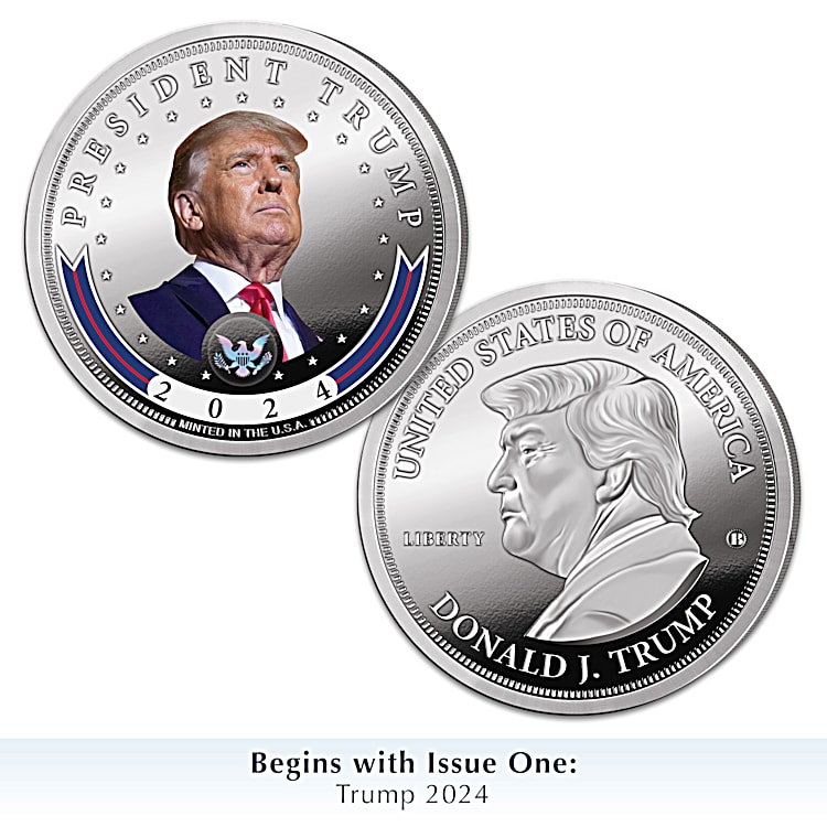 トランプ 2024 記念銀貨 Donald Trump 2025 Silver Coin Collection – 47th President