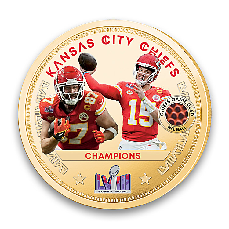 Kansas City Chiefs NFL Champions 24K Gold-Plated Dollar