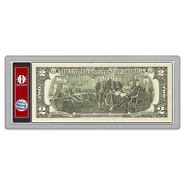 President Donald Trump Vivid Full-Color $2 Bills Currency