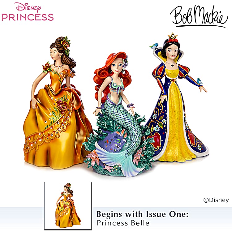 Disney Princess Figurines Featuring Bob Mackie Designs Of Disneys