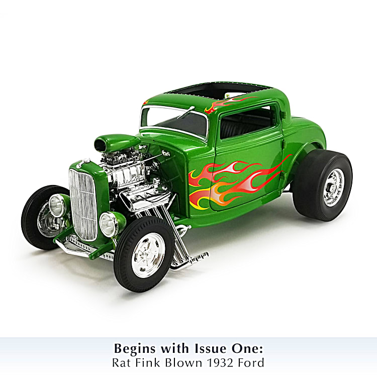 Ultimate Kustom Rat Fink 1 18 Scale Hot Rod Diecast Vehicle