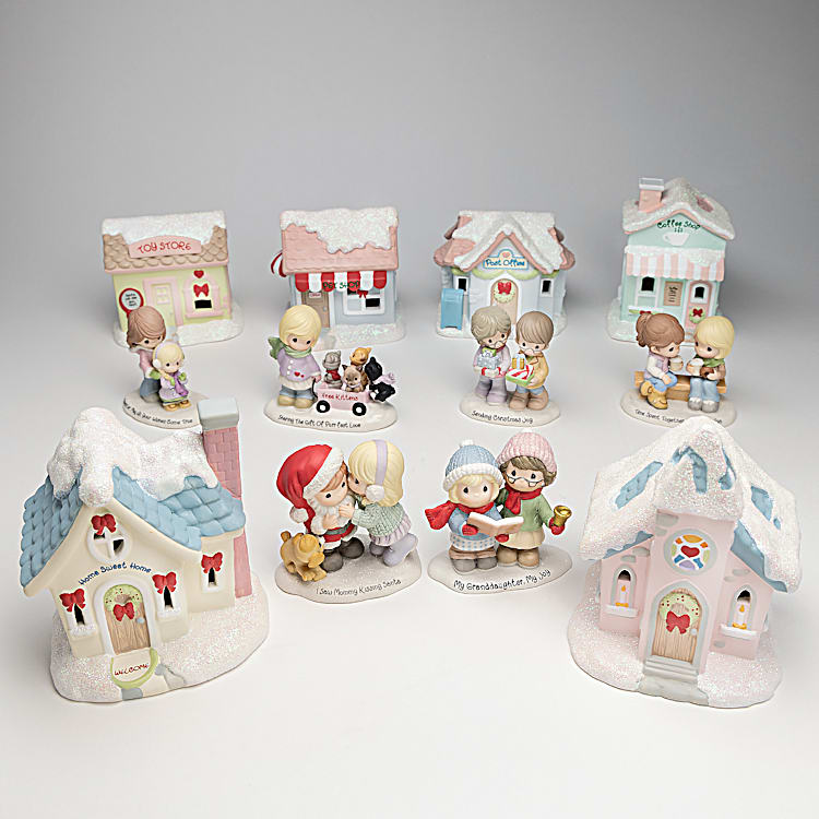 Precious Moments Illuminated Porcelain Christmas Village Figurine
