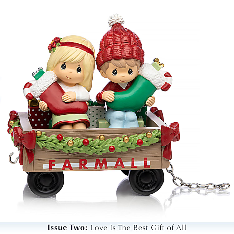 注目の Precious Moments Hand Hayride Farmall Christmas Merry その他