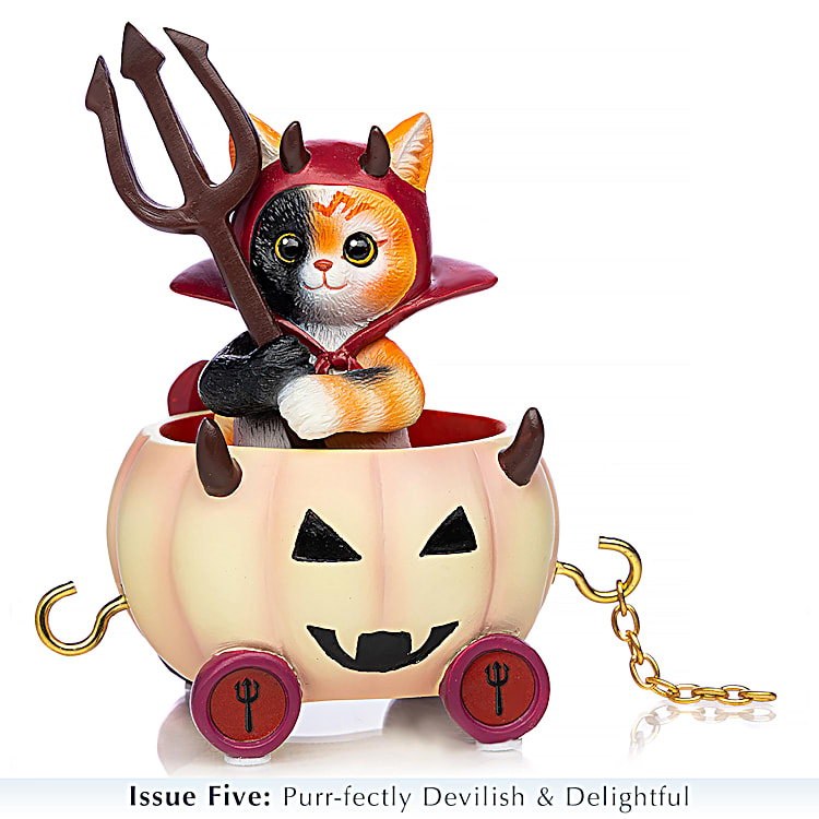 Happy Meow-loween Express Figurine Collection