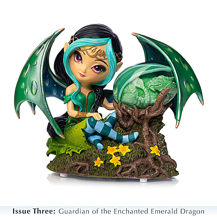 Jasmine Becket-Griffith Fairy Figurines Illuminated With Gemstone