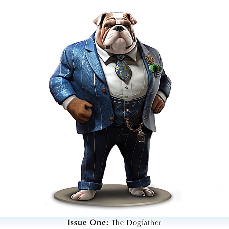 Hand-Painted Dog Figurines By Artist Blake Jensen Inspired