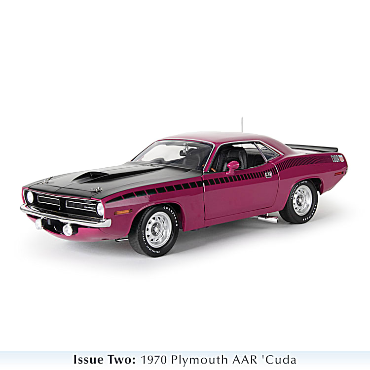 Cuda 1:18-Scale Diecast Car Collection Featuring A 70
