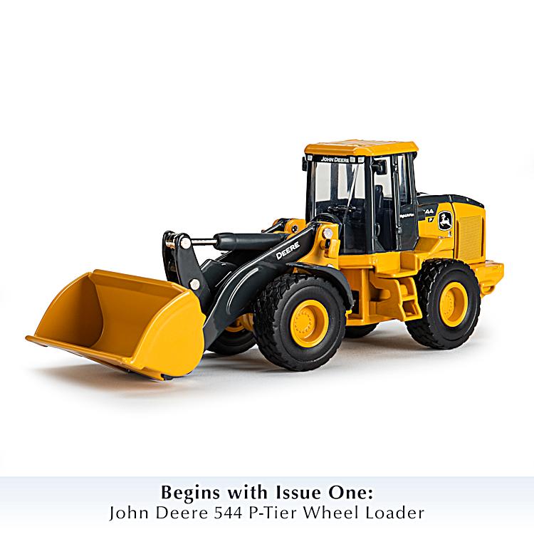 John Deere 1 50 Scale Diecast Collection With 544 P Tier Loader Backhoe Loader 470G LC Excavator