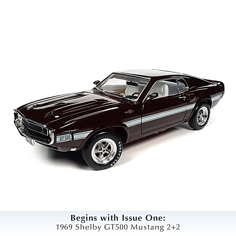 1 18 Scale Diecast Car Collection Featuring A 1969 Shelby GT500 Mustang 2 2 And 1969 Mustang GT 2 2