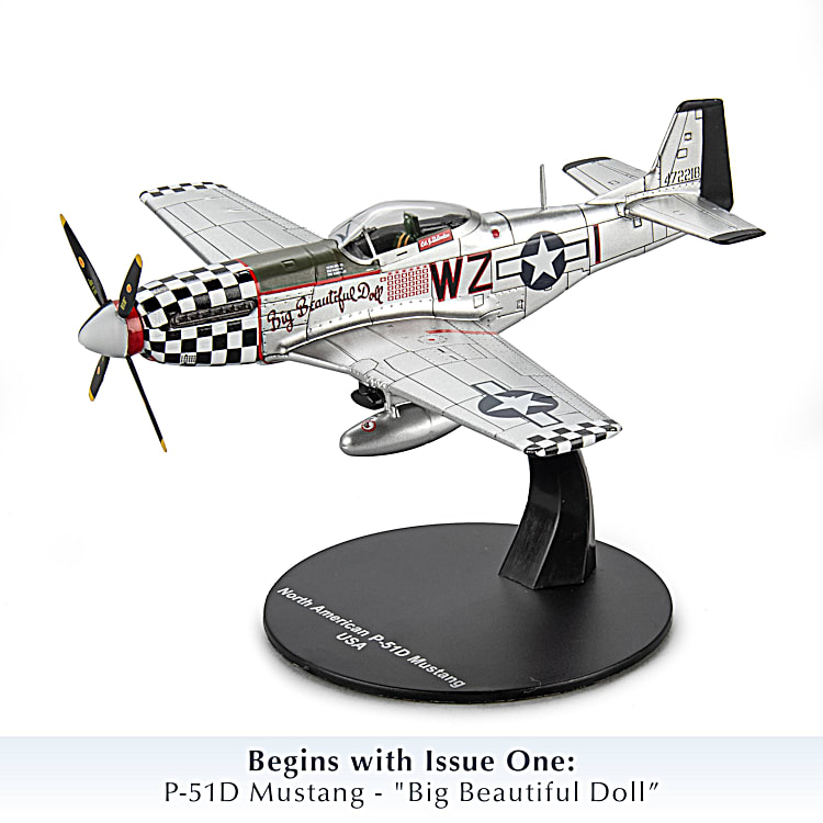 WWII American Fighter Plane Diecast Airplane Collection