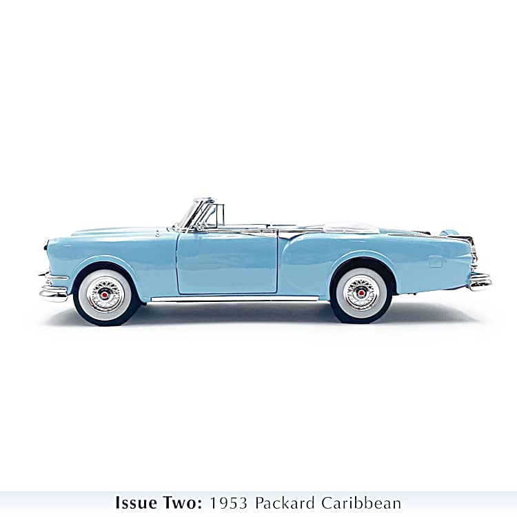 希少CARGRAPHIC 35,40,50th anniversary付録set Packard Caribbean 1:18-Scale Diecast Car Collection Featuring A