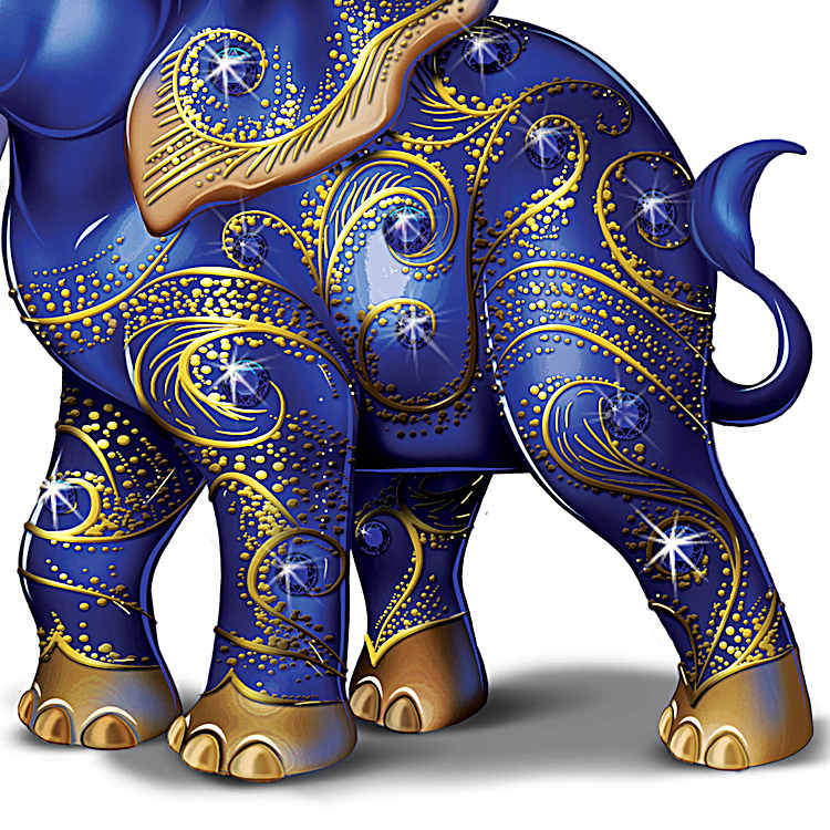 Elephant Figurine Collection By Blake Jensen Featuring