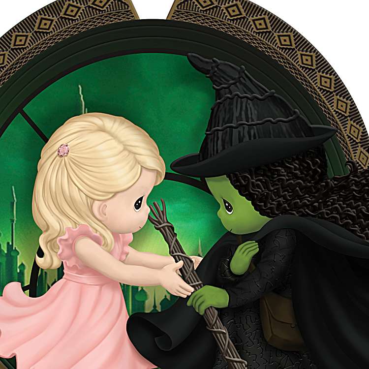 WICKED Figurine Collection Featuring Elphaba And Glinda Hand