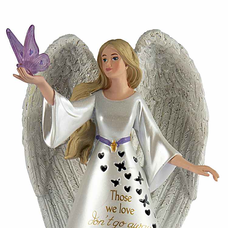 Thomas Kinkade Light Of Love Illuminated Angel Figurine Collection