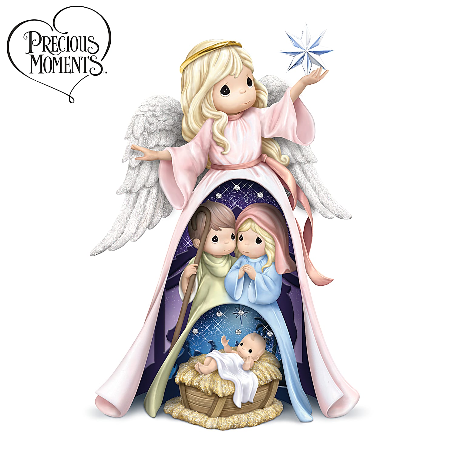 Precious moments nativity dolls top