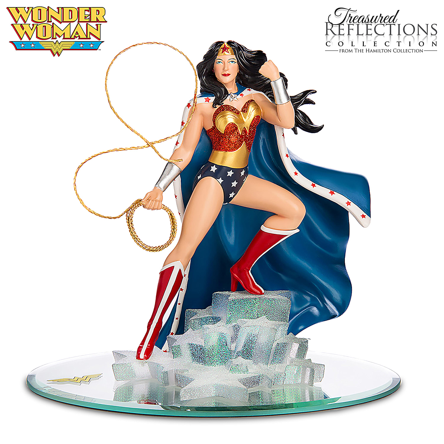 DC Comics Wonder Woman: Justice Fighter Figurine Hand-Painted With