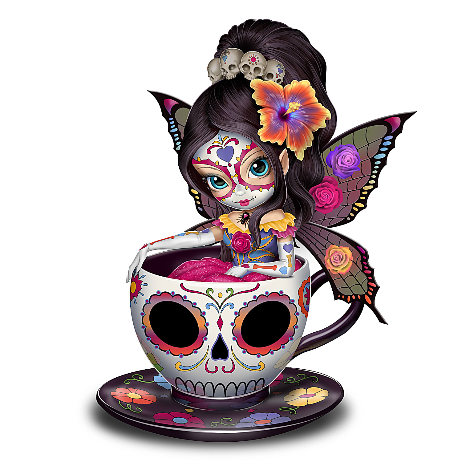 Jasmine Becket-Griffith Sweet Jasmine Sugar Skull-Inspired Figurine