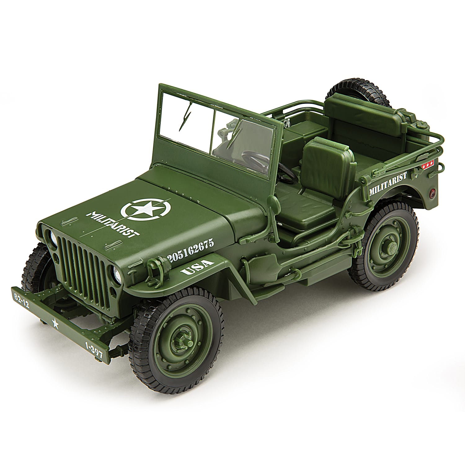 Welly 1:18 1941 JEEP Willys MB World War II military model