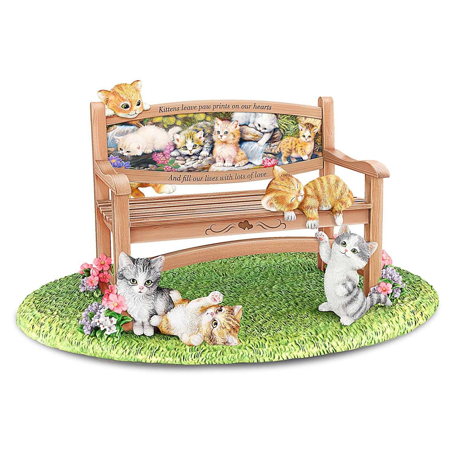 Paw Prints On Your Heart Figurine