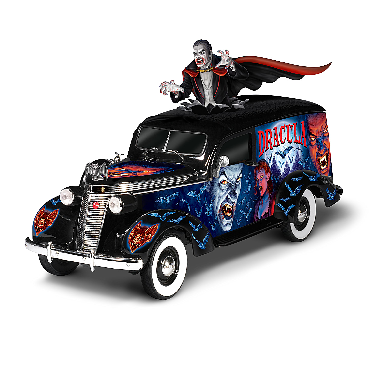 Draculas Death Machine Handcrafted Sculpture Featuring Dave