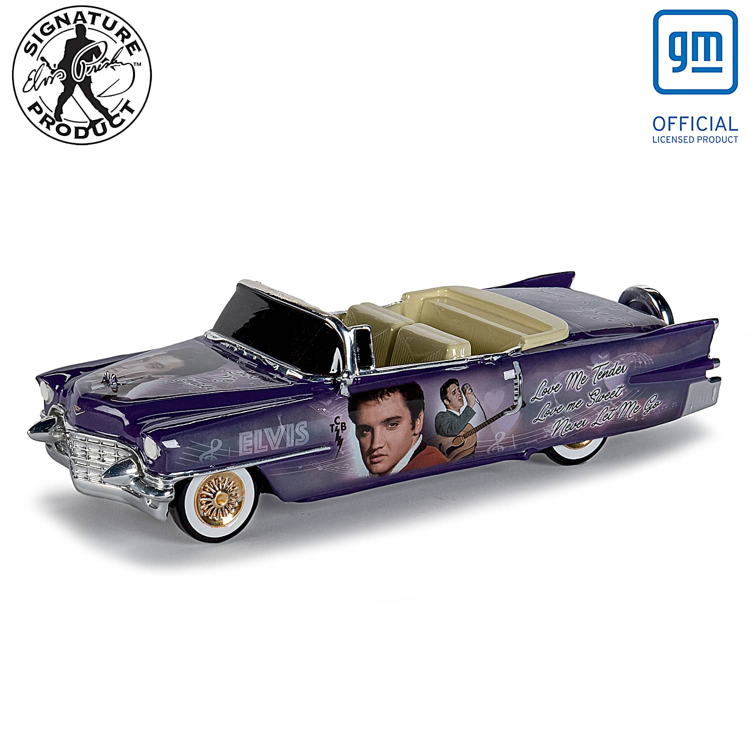 送料込み　1:24 M&M'S 1956 CADILLAC ELDORADO Jada Toys Hollywood Rides: Blue M&M and 1956 Cadillac Eldorado 1