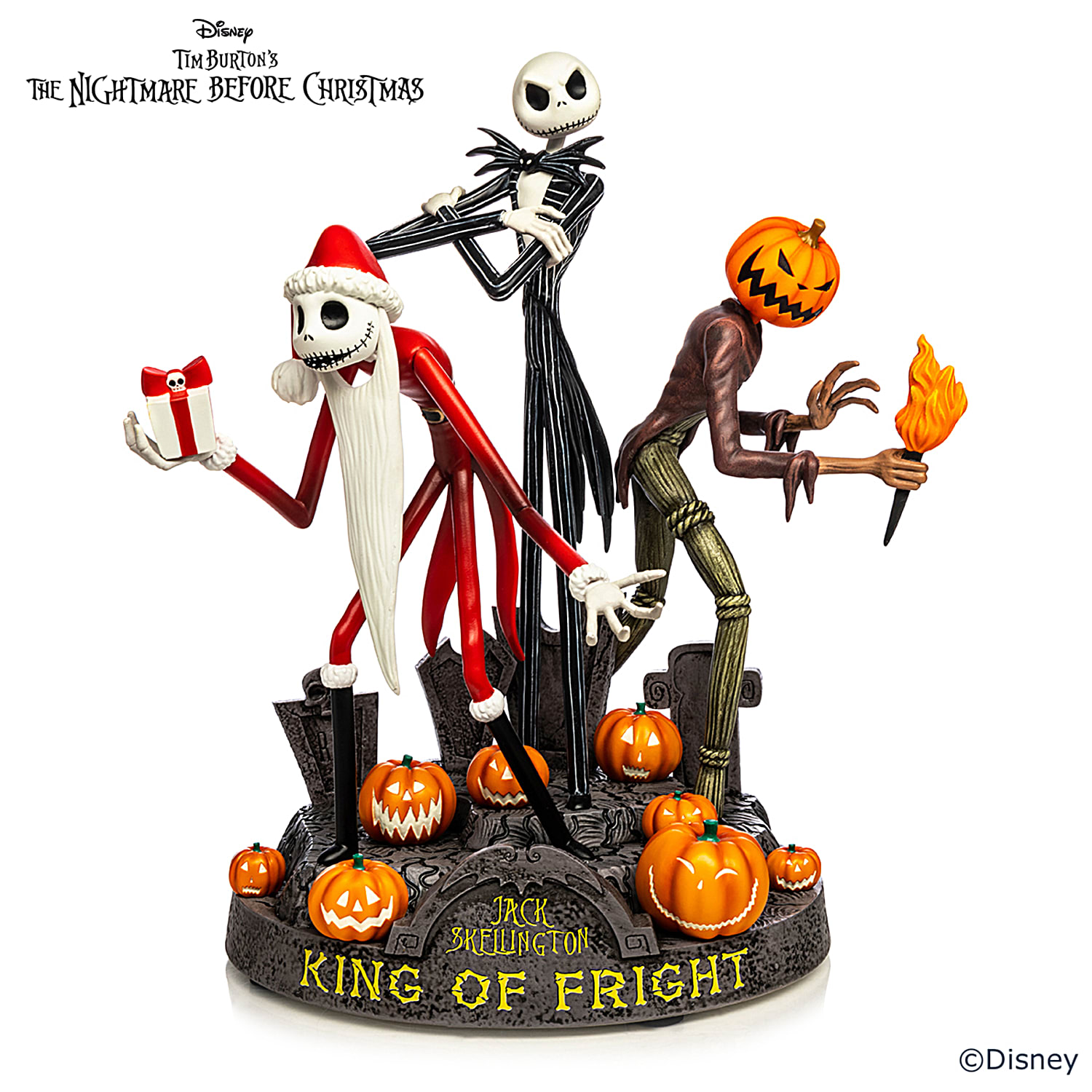 希少稀な Disney Tim Burtons The Nightmare Before Christmas Glow-In キューブリック、ベアブリック