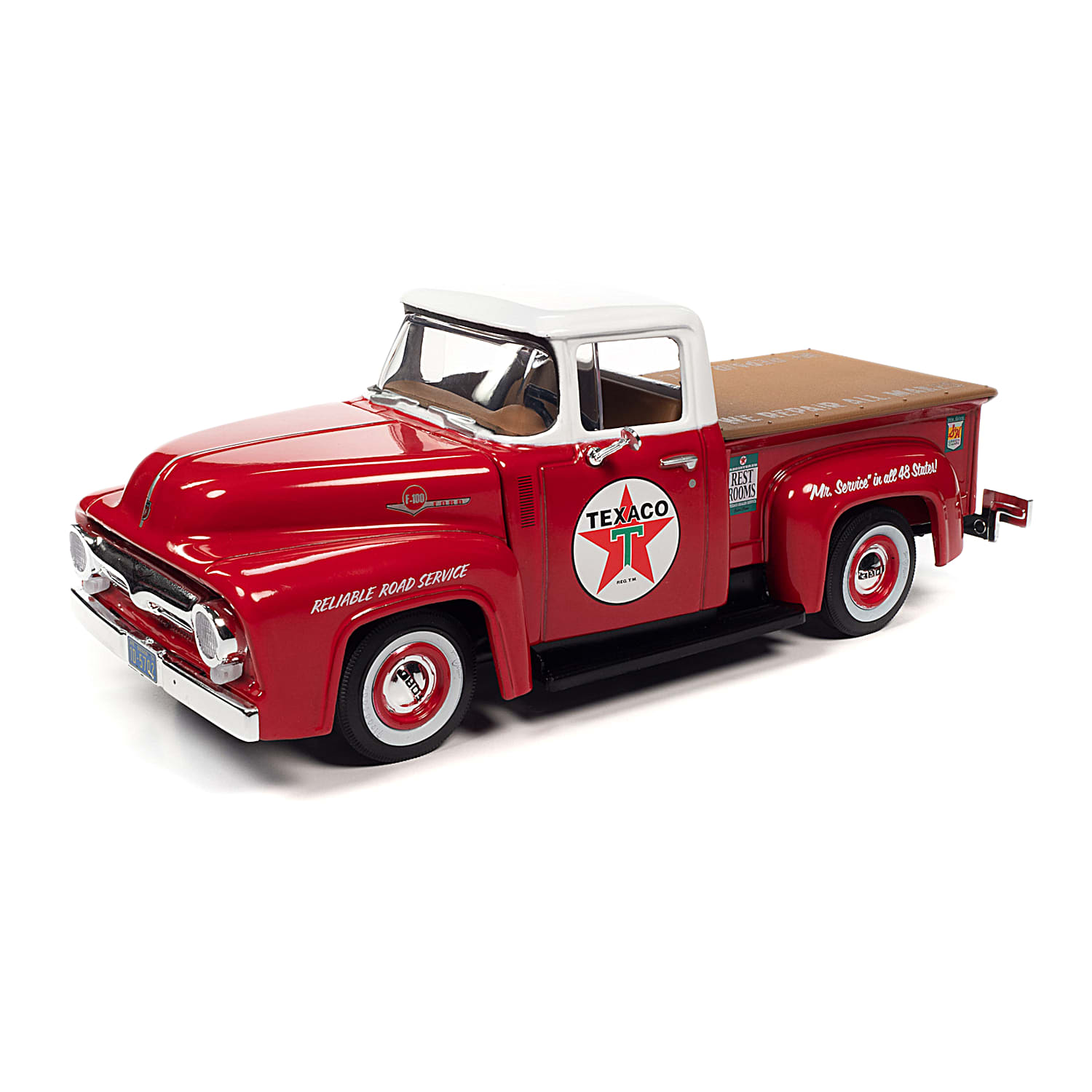1 24 Scale Texaco 1956 Ford F 100 Service Station Shop Diecast