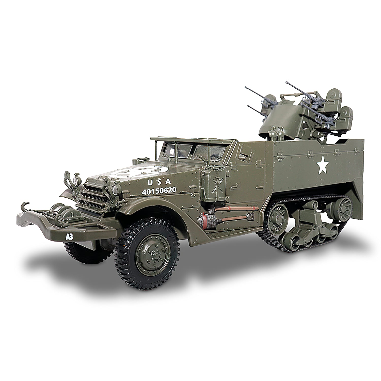 Military M16 Multiple Gun Motor Carriage 1:43-Scale Diecast