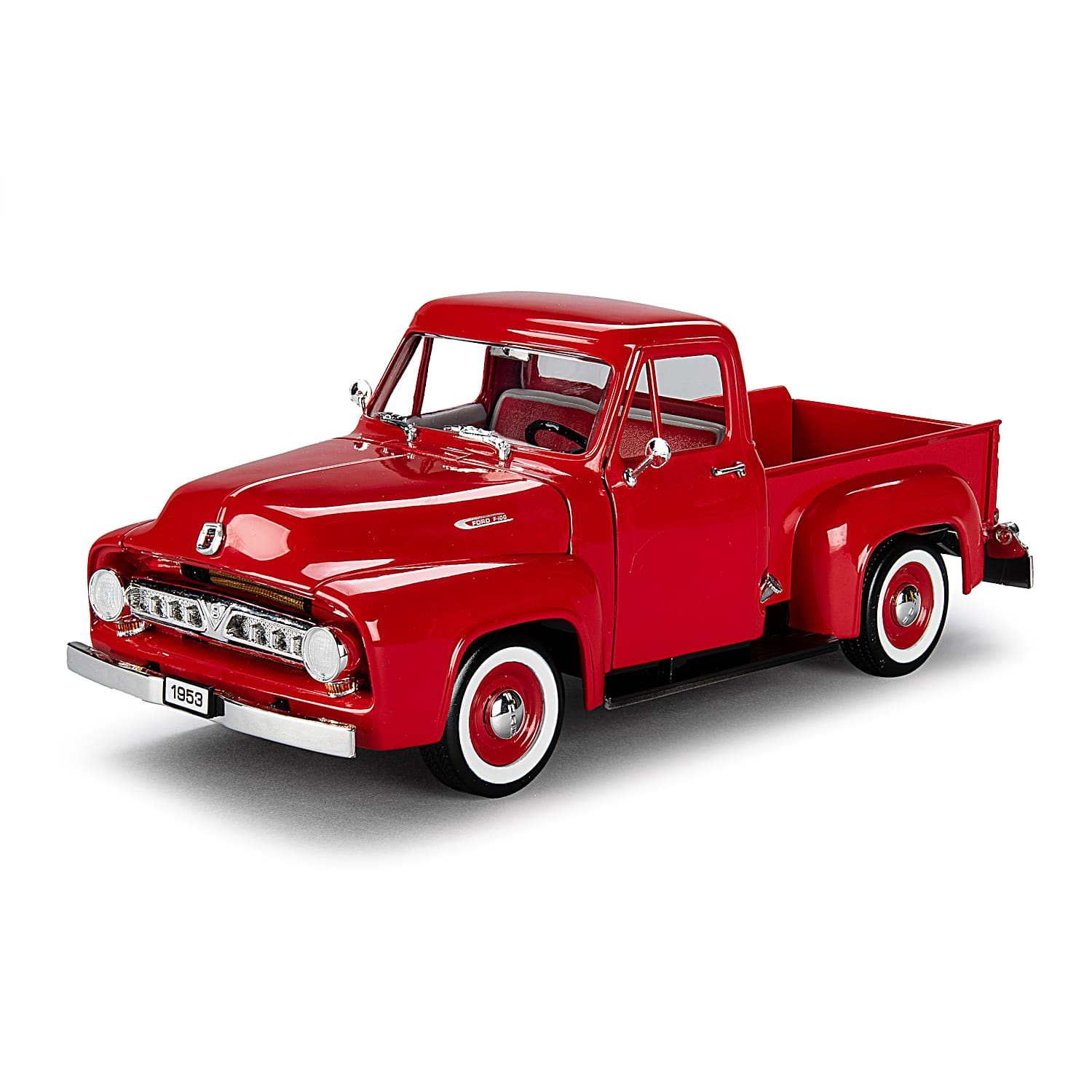 1953 Ford F-100 1:18-Scale Diecast Truck Featuring Chrome