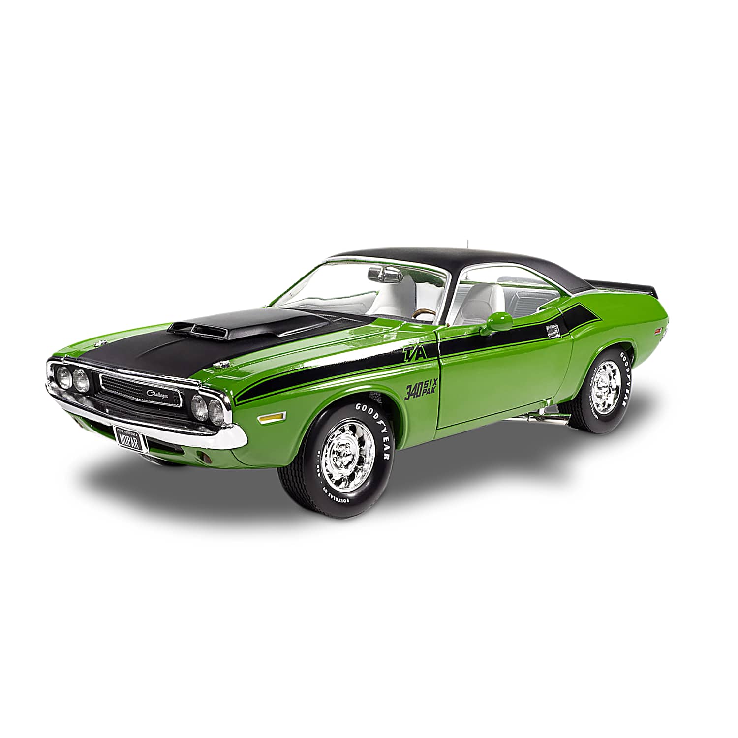アーテル/'70 Dodgeダッジ Challengerチャレンジャー 1/18 1970 Dodge Challenger T/A 340 1:18-Scale Diecast Car With A “Green
