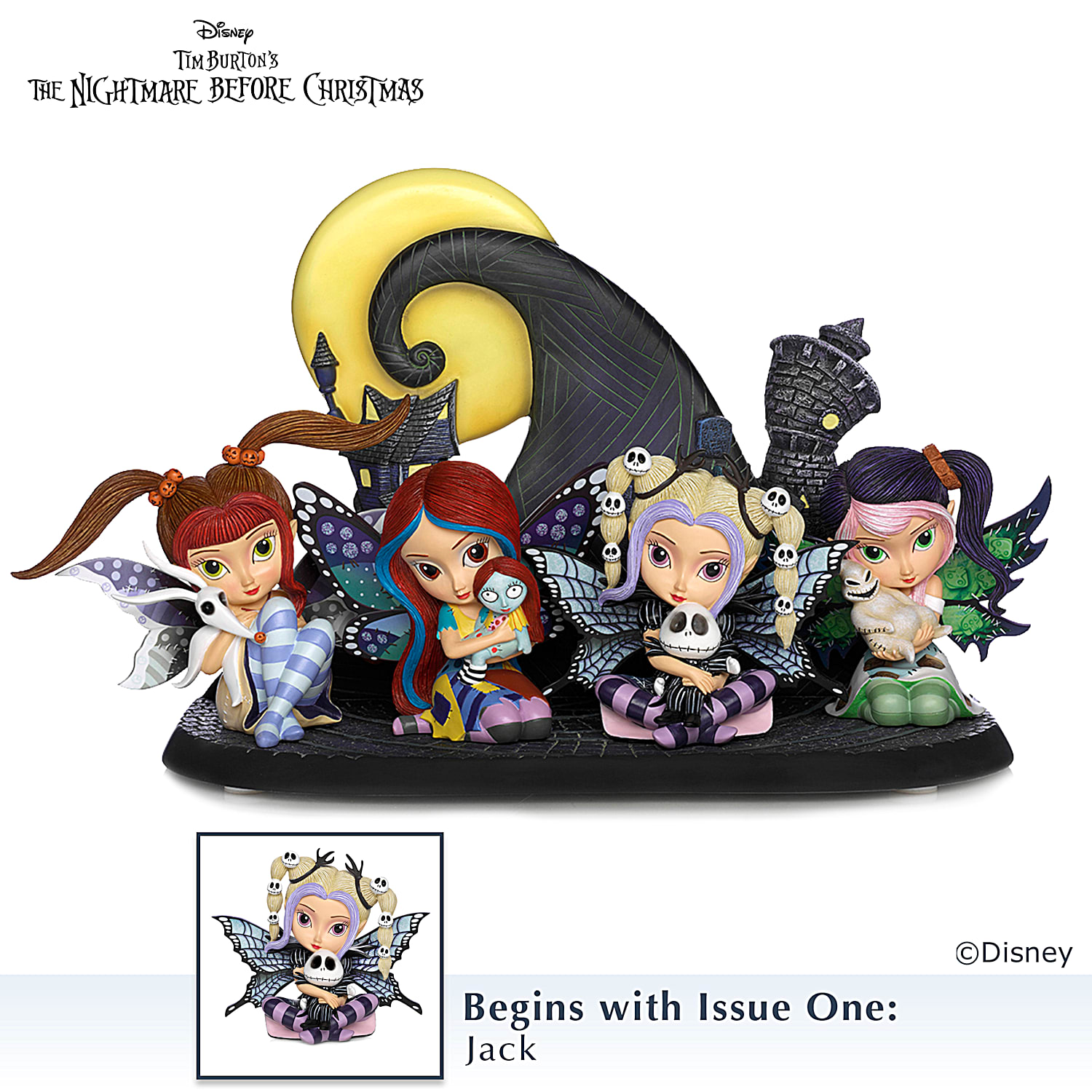 Nightmare before christmas figurine set on sale