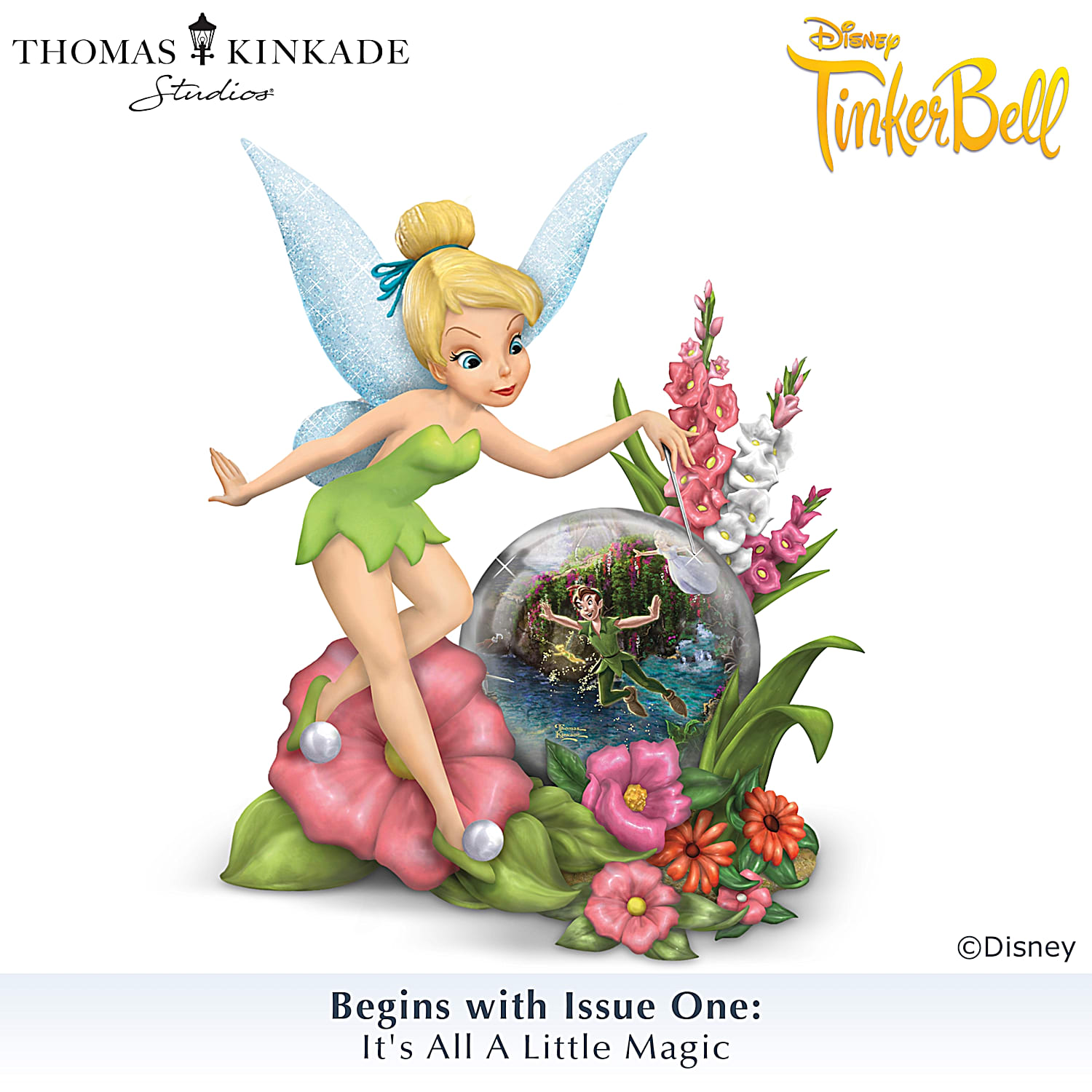 Precious Moments Disney Tinker Bell YOU’RE AS PRETTY AS A PIXIE